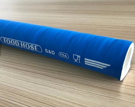 40m/roll EPDM Food Grade Suction Hose 4 inch OD118.5mm For Fruit Juice