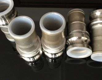 Casting Antistatic 75mm PTFE Lined Pipe Fittings Type E Camlock Fitting