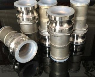 Casting Antistatic 75mm PTFE Lined Pipe Fittings Type E Camlock Fitting