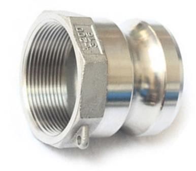 Type F DIN 2828 Stainless Steel Cam Lock Hose Connectors / 1 Inch Hose Coupling