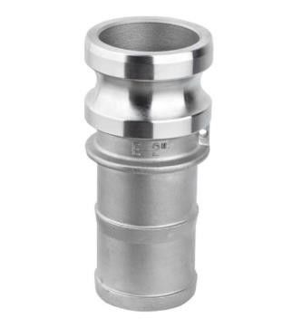 Type F DIN 2828 Stainless Steel Cam Lock Hose Connectors / 1 Inch Hose Coupling