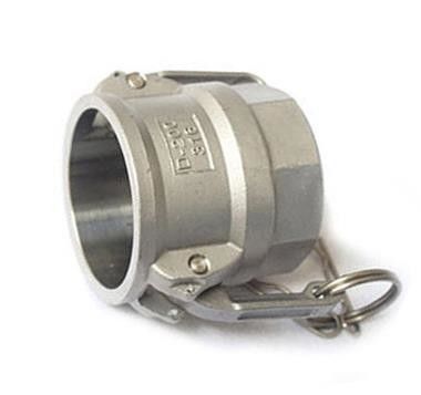 Type F DIN 2828 Stainless Steel Cam Lock Hose Connectors / 1 Inch Hose Coupling