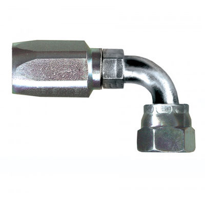 Anti Corrosive R16 Reusable Hydraulic Hose Fittings Right Angle Hose Connector