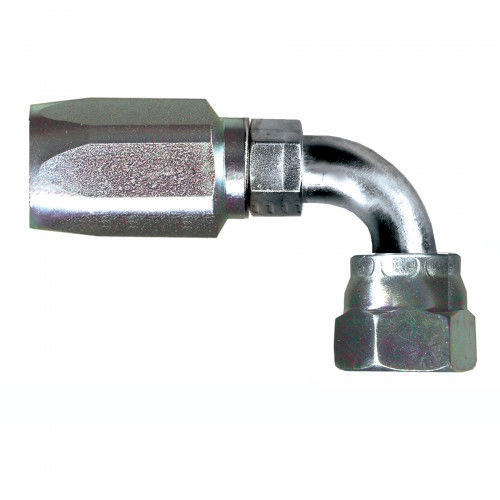 Anti Corrosive R16 Reusable Hydraulic Hose Fittings Right Angle Hose Connector